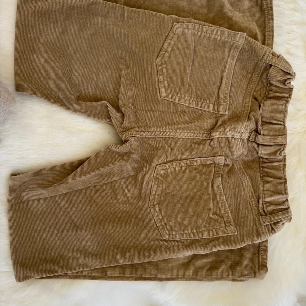 Kids Tan Corduroy Pants
